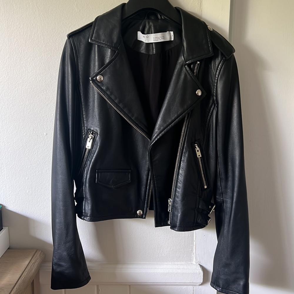 Iro leather jacket 36